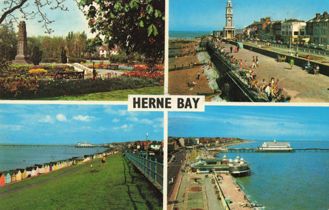 Old postcard of Herne Bay, Kent