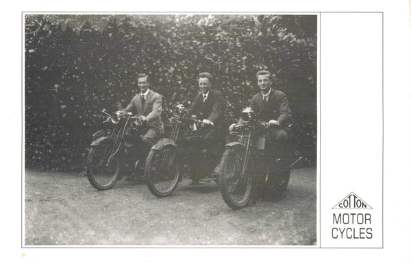 COTTON MOTORCYCLES, REPRODUCTION POSTCARD (ref 4761/J/24)