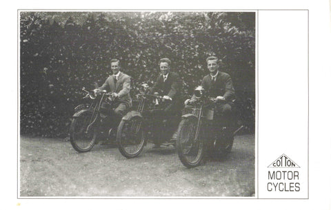 COTTON MOTORCYCLES, REPRODUCTION POSTCARD (ref 4761/J/24)
