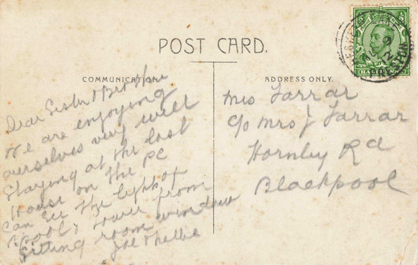 HESKETH BANK NR SOUTHPORT - 1912 REAL PHOTO POSTCARD (ref 6447/25)