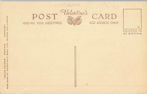 STONEHAVEN FROM EAST - OLD ABERDEENSHIRE POSTCARD (4870/1/24)