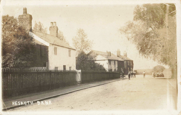 HESKETH BANK NR SOUTHPORT - 1912 REAL PHOTO POSTCARD (ref 6447/25)