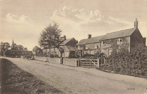 ASTON NR WITNEY,  OXFORDSHIRE PRE 1918 POSTCARD  (ref 7261/23/X)