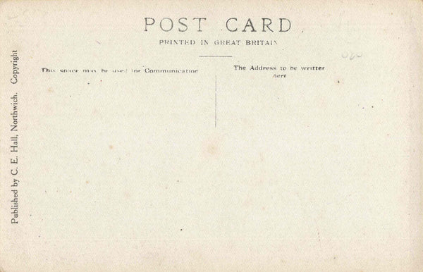 SUBSIDENCE, DANE BRIDGE, NORTHWICH, OLD REAL PHOTO POSTCARD (3973/22/W6)
