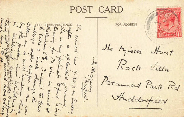 BURFORD - THE HILL - OLD OXFORDSHIRE POSTCARD BY GEO PACKER (ref 7237/23/F)