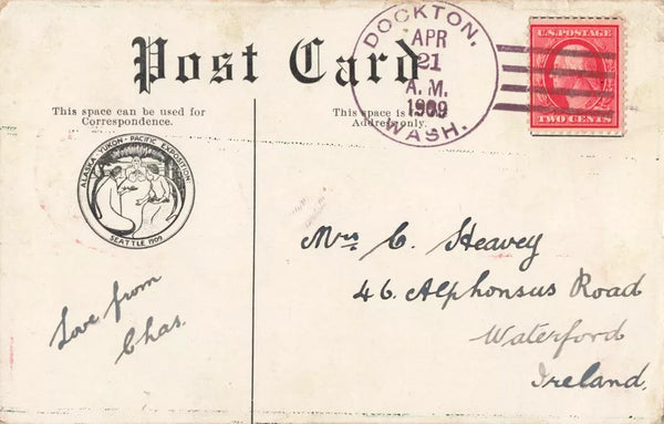 FAIR GIRLS OF THE AYP - ALASKA YUKON PACIFIC EXPOSITION, OLD POSTCARD (ref 6161/24)
