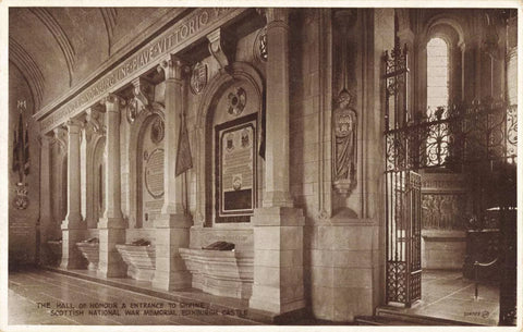 HALL OF HONOUR, SCOTTISH NATIONAL WAR MEMORIAL, EDINBURGH CASTLE