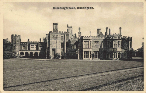 HINCHINGBROOKE, HUNTINGDON - OLD POSTCARD