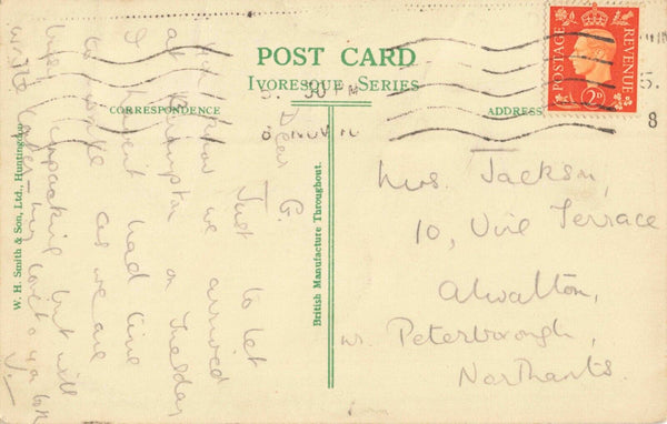HINCHINGBROOKE, HUNTINGDON - OLD POSTCARD (ref 6138/22)