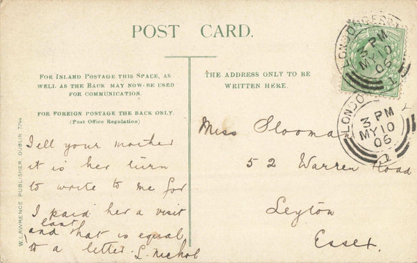 IRISH JAUNTING CAR - OLD IRELAND POSTCARD (ref 6703/22/W6)