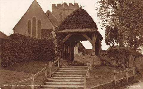 THE CHURCH, PULBOROUGH - OLD REAL PHOTO JUDGES POSTCARD (ref 7181/23)