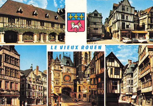 LE VIEUX ROUEN, MODERN SIZE FRANCE POSTCARD (ref 4294/22)