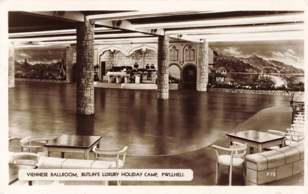 VIENNESE BALLROOM, BUTLINS, PWLLHELI, 1951 POSTCARD