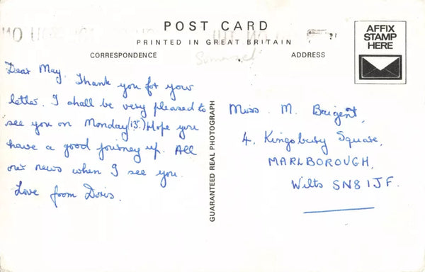 ST MARY'S CHURCH, WEDMORE, OLD SOMERSET POSTCARD (ref 5781/24)