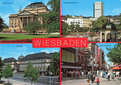 WIESBADEN, MODERN SIZE GERMANY POSTCARD (ref 4299/22)