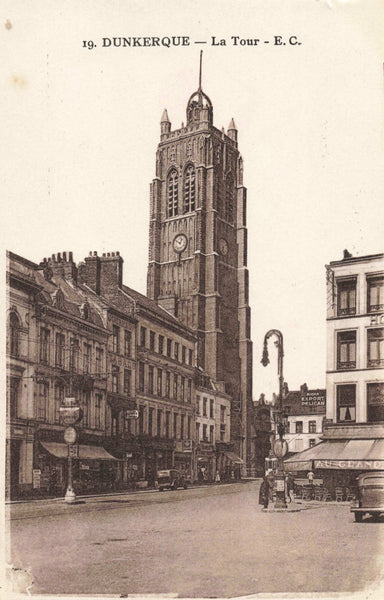 Old postcard of La Tour, Dunkerque
