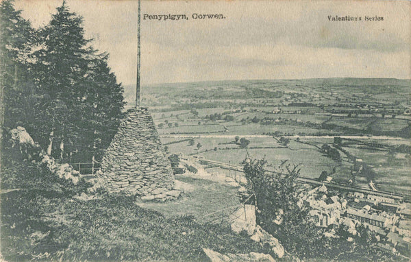 1905 postcard showing Penypigyn, Corwen in Wales