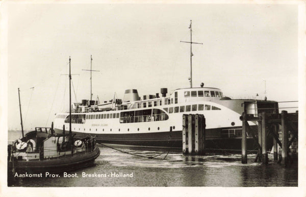 AANKOMST PROV. BOOT, BRESKENS - HOLLAND - FERRY