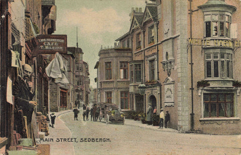 1907 postcard of Main Street, Sedbergh
