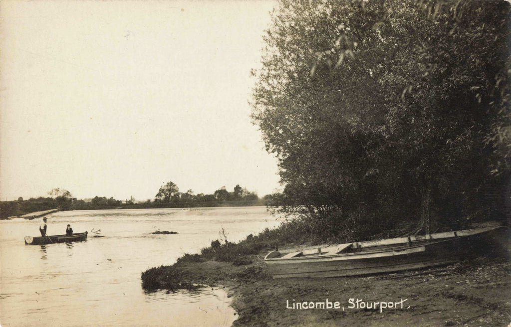 Old real photo postcard of Lincombe, Stourport in Worcestershire