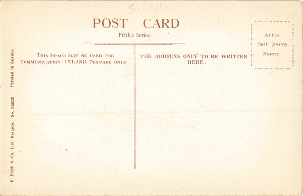 BROCKHAM, THE GREEN - OLD SURREY POSTCARD (ref 6306/21/W2)