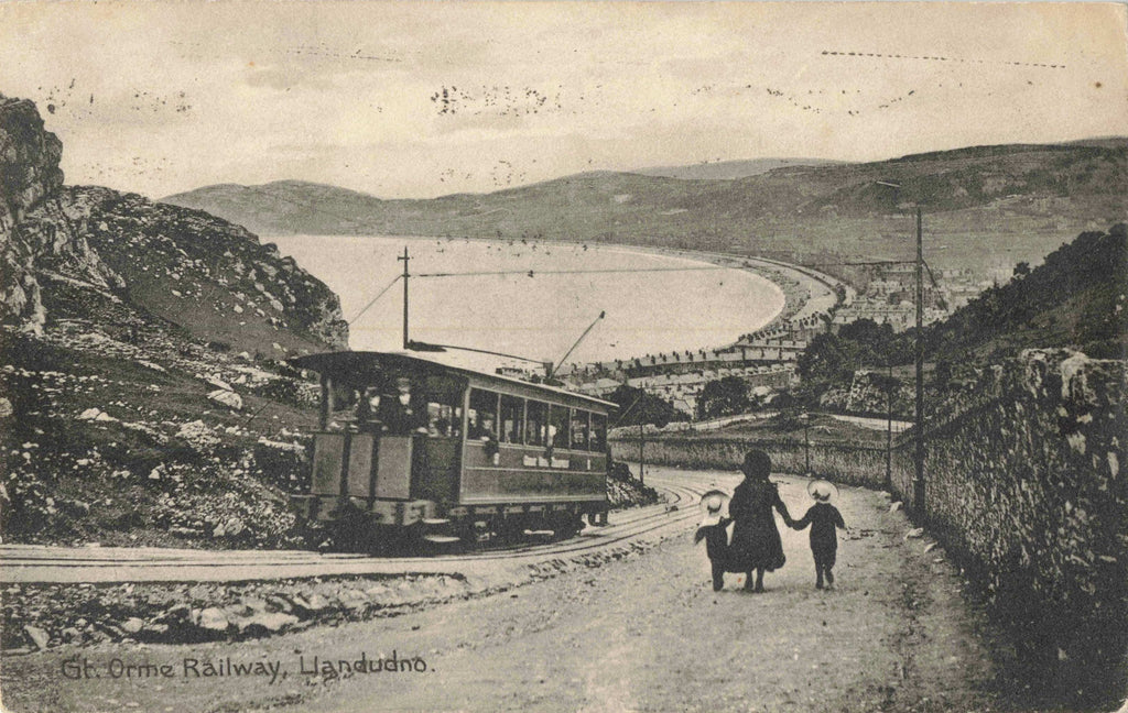 1914 postcard of the Gt Orme Railway, Llandudno