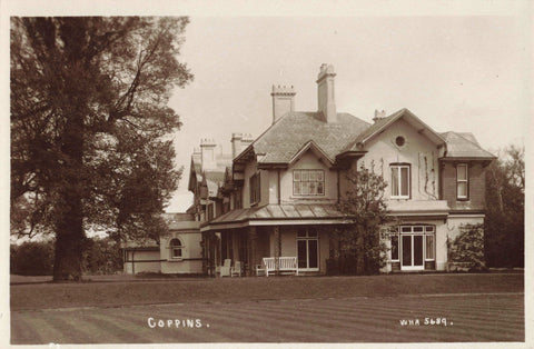 Old real photo postcard of Coppins - a country house near Iver