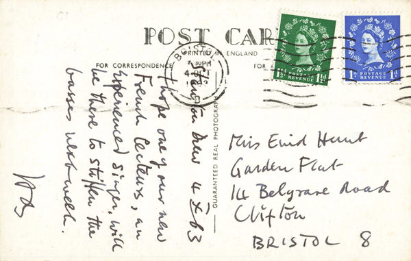 THE AMBERLEY INN - 1963 REAL PHOTO GLOUCESTERSHIRE POSTCARD (ref 2458/W1/22)
