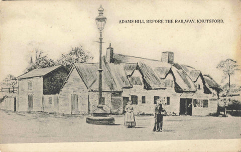 Old postcard of Adams Hill Before the Railway, Knutsford, Cheshire