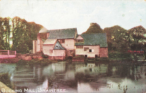 1917 postcard of Bocking Mill, Braintree in Essex