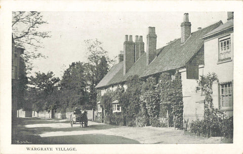 Pre 1918 postcard of Wargrave Village in Berkshire