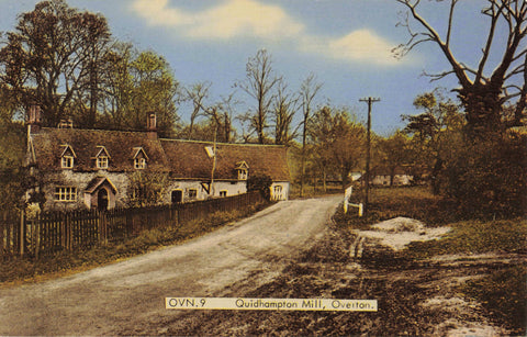 Early 1970s postcard of Quidhampton Mill, Overton in Hampshire