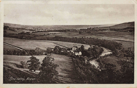 TYNE VALLEY, ALSTON - 1913 CUMBERLAND POSTCARD (ref 3764/W1/22)