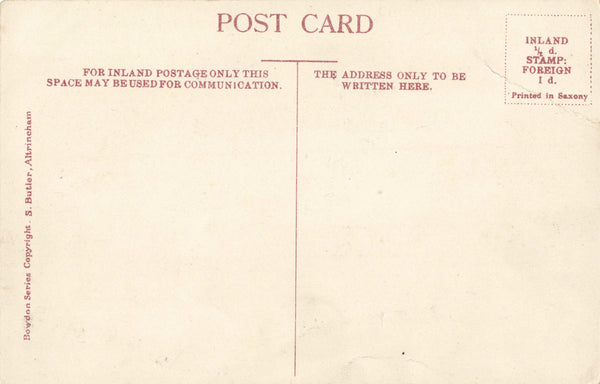 WARREN DE TABLEY ARMS, LOWER PEOVER - PRE 1918 POSTCARD (3787/W1/22)