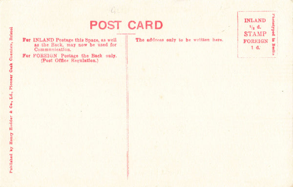BRISTOL RAILWAY STATION - PRE 1918 POSTCARD (ref 3822/W1/22)