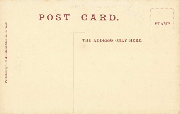 MANOR HOUSE, UPPER SWELL - OLD GLOUCESTERSHIRE POSTCARD (3824/W1/22)