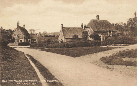 Old postcard of Littleworth, nr Campden, Gloucestershire