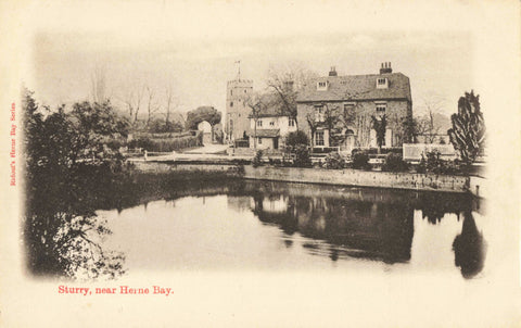 Old postcard of Sturry, near Herne Bay in Kent