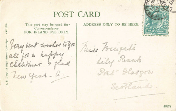 CHALFONT ST GILES - PRE 1918 BUCKINGHAMSHIRE POSTCARD (ref 3611/22)
