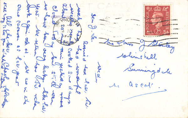 WATERSIDE CAMP, BOWLEAZE COVE - DORSET POSTCARD (ref 7039/22/W1)