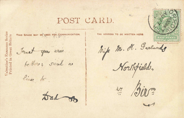 OLD CROSS, BONSALL - PRE 1918 DERBYSHIRE POSTCARD (ref 5765/22/W1)