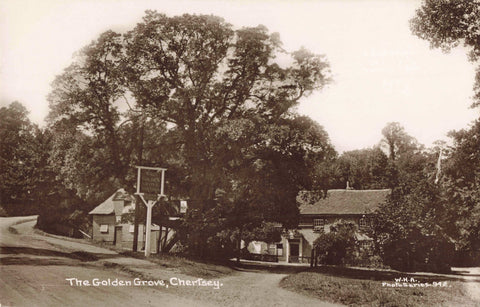 The Golden Grove, Chertsey, old postcard