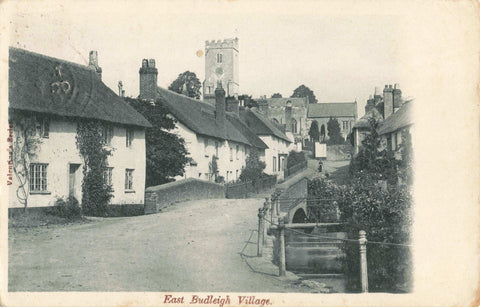 1903 postcard of East Budleigh Village, Devon