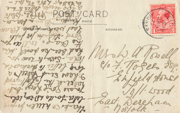 LEIGHTON (LEIGHTON BROMSWOLD) HUNTINGDONSHIRE POSTCARD (ref 2810/22/W4)