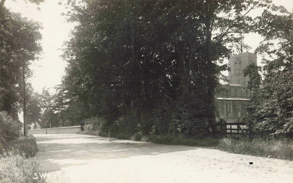 Old postcard of Swavesey in Cambridgeshire