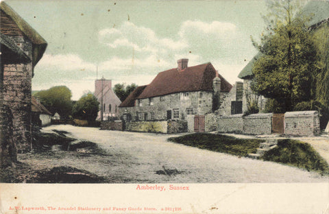 Pre 1918 postcard of Amberley, Sussex