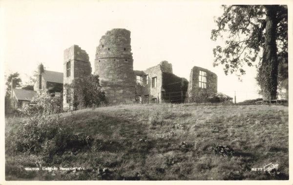 Wilton Castle, Ross on Wye, postcard