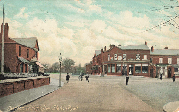 1911 postcard of Ainsdale Village, from Station Road - nr Southport, Lancashire