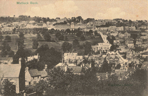 1904 postcard of Matlock Bank, Derbyshire
