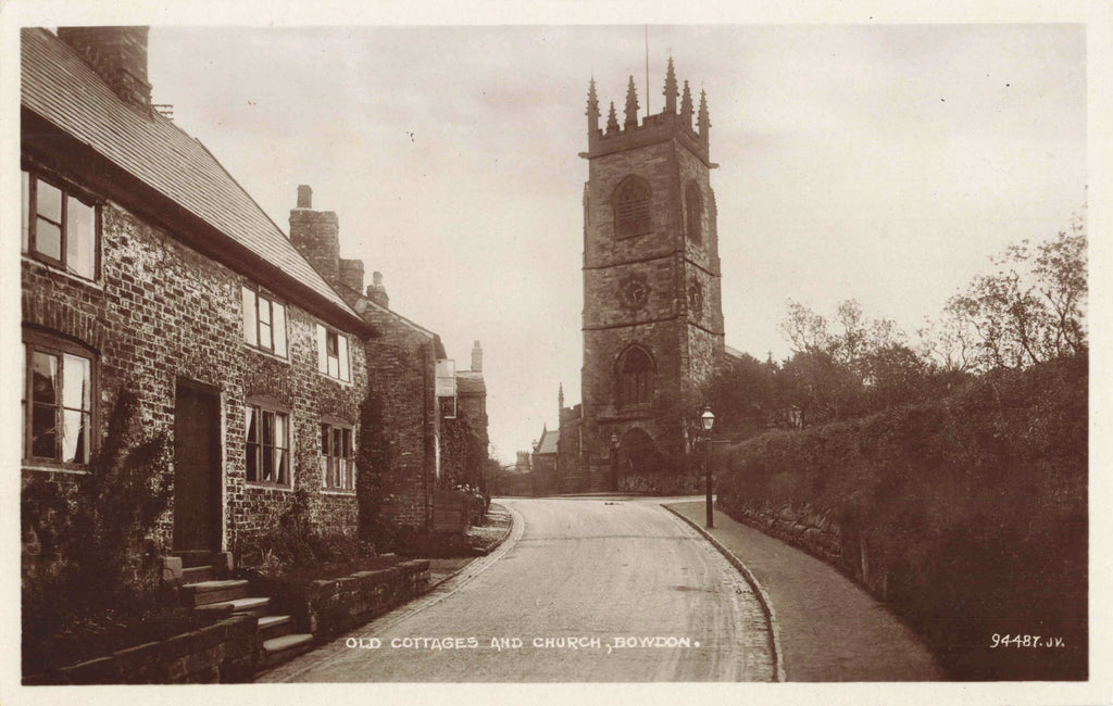 Old real photo postcard of Bowdon, Cheshire